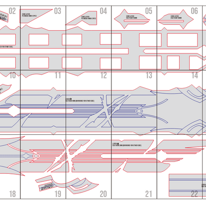 Wolf’s Gravestone Prop Pattern Template – EVA Foam Pattern for Cosplay & DIY Builds Inspired by Genshin Impact