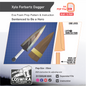 Xylo Fobartz Dagger Prop Pattern Template – EVA Foam Pattern for Cosplay and DIY Builds Inspired by Sentenced to Be a Hero Anime