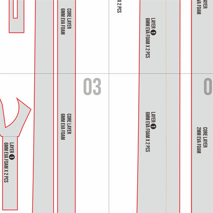 Zenin Maki Sword Prop Pattern Template – EVA Foam Pattern for Cosplay & DIY Builds Inspired by Jujutsu Kaisen