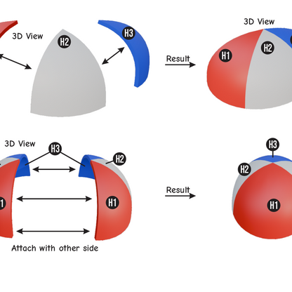 Zooble Head Helmet Prop Pattern Template – EVA Foam Pattern for Cosplay and DIY Builds Inspired by The Amazing Digital Circus
