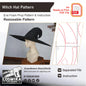 Prop Pattern: Curly Witch Hat Base Pattern Cosplay Template Blueprint PDF