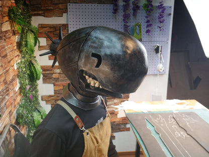 Bomb Devil Helmet Prop Pattern Template – EVA Foam Pattern for Cosplay & DIY Builds Inspired by Chainsaw Man