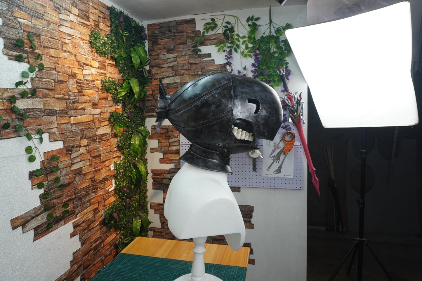 Bomb Devil Helmet Prop Pattern Template – EVA Foam Pattern for Cosplay & DIY Builds Inspired by Chainsaw Man