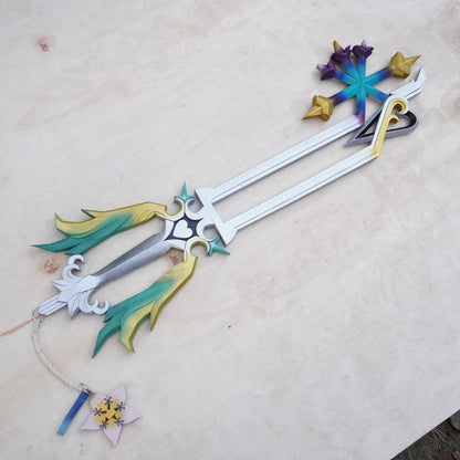 Prop Pattern: Oathkeeper Keyblade from Kingdom Hearts Cosplay Template Blueprint PDF