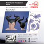 Maleficent Headpiece Horn Prop Pattern Template – EVA Foam Pattern for Cosplay and DIY Builds Inspired by Dark Fantasy Style