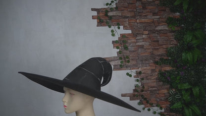 Prop Pattern: Curly Witch Hat Base Pattern Cosplay Template Blueprint PDF