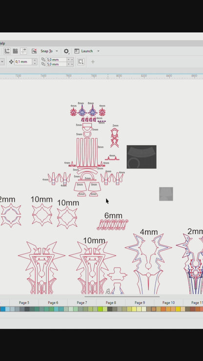 Pattern + Video on YouTube : Mavuika Claymore Cosplay A Thousands Blazing Suns from Genshin Impact Template Blueprint PDF